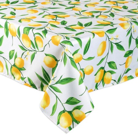 Fastfood 60 x 84 in. Lemon Bliss Print Tablecloth FA2567193